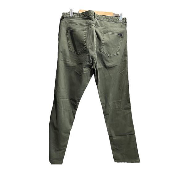 Faherty Dark Green Straight Leg Men's Jeans Size 38 - Picture 2 of 5